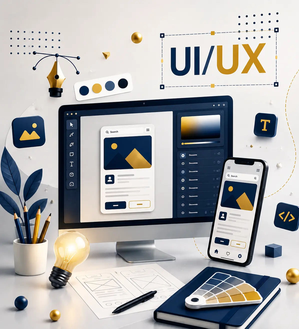 Graphic & UI/UX Designing